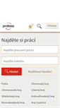 Mobile Screenshot of profesia.cz